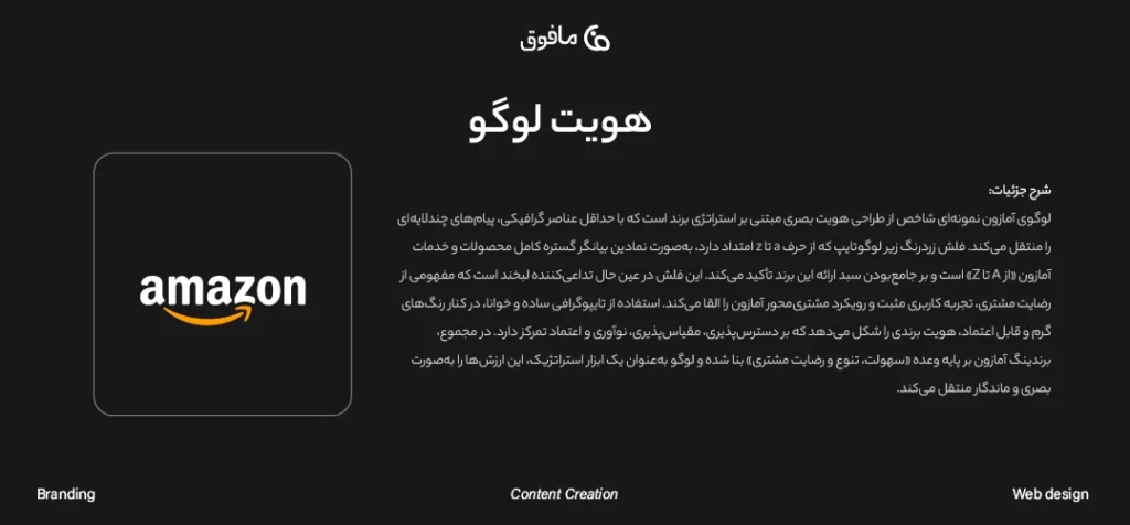 بررسی هویت لوگو آمازون (Amazon) و پیامی که در آن نهفته است