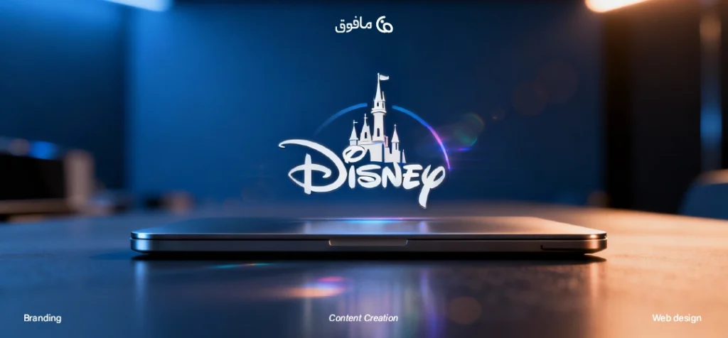 مدیریت تجربه برند در تمام نقاط تماس. تصویری از لوگو دیزنی که بخوبی همه نقاط تماس احساسات یکسانی دارد